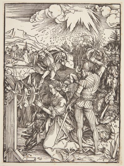 The martyrdom of St. Catherine by Albrecht Dürer