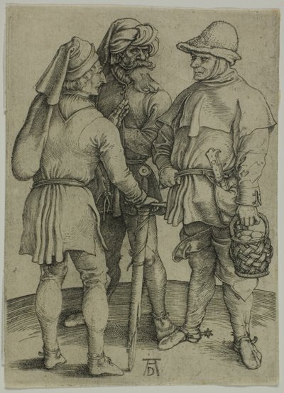 Three Peasants in Conversation by Albrecht Dürer