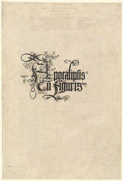 Title Page, 1498 by Albrecht Dürer