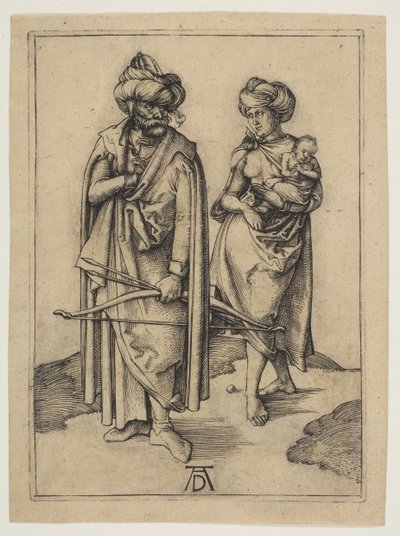 Turkish Family by Albrecht Dürer