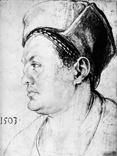 Willibald Pirckheimer, 1503, 1936 by Albrecht Dürer