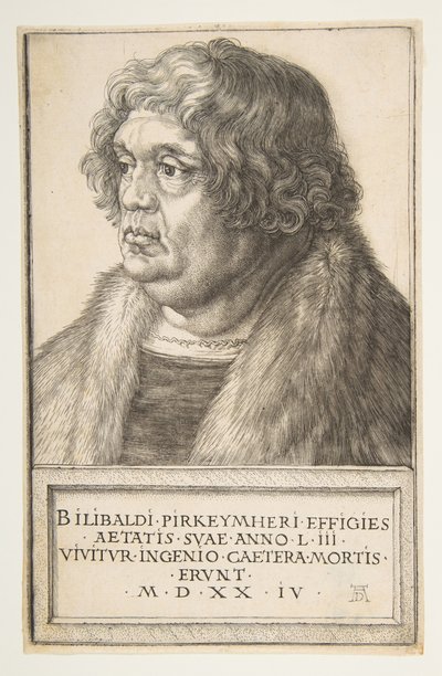 Willibald Pirckheimer by Albrecht Dürer