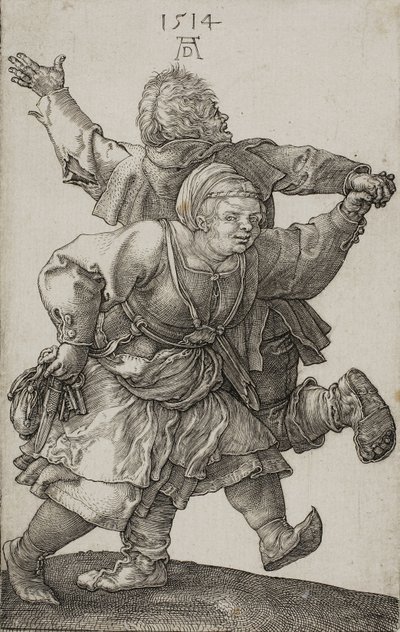 Peasant Couple Dancing by Albrecht Dürer