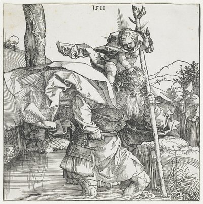 Saint Christopher by Albrecht Dürer