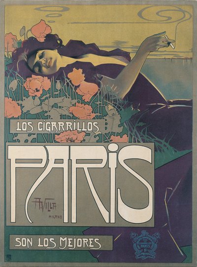 Cigarrillos Paris by Aleardo Villa