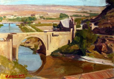 Alcantara Bridge Toledo by Alejandro Cabeza
