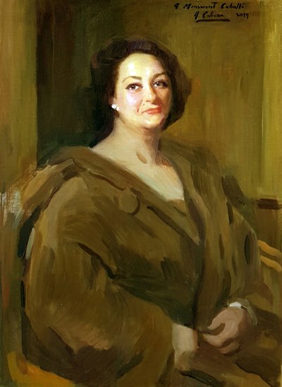 Montserrat Caballé by Alejandro Cabeza