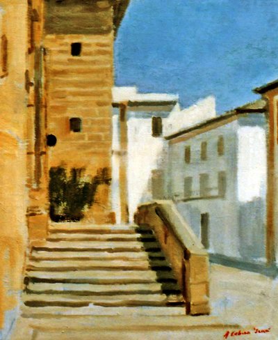 Plaza de la Iglesia de Jávea by Alejandro Cabeza