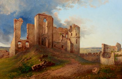 Ruins of the Tenczyn Castle by Aleksander Płonczyński