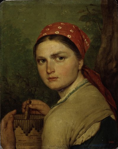 A Peasant Girl by Aleksei Gavrilovich Venetsianov