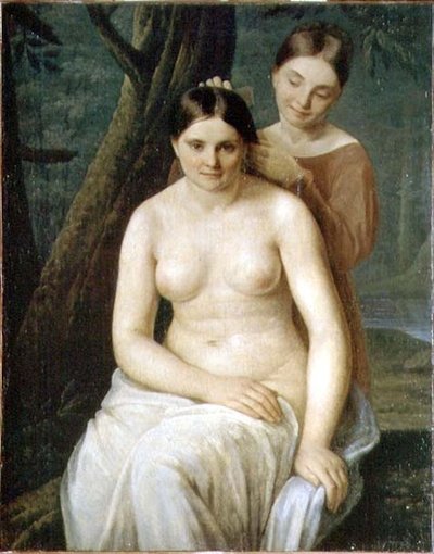 Bathers by Aleksei Gavrilovich Venetsianov