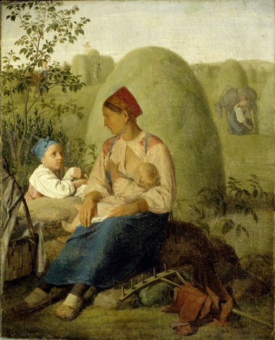 Haymaking by Aleksei Gavrilovich Venetsianov