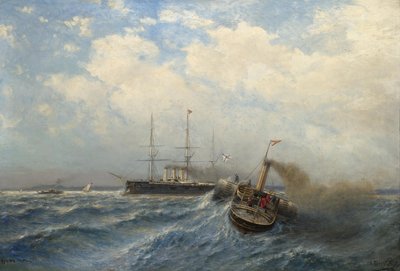 Pilot Boarding by Aleksei Petrovich Bogolyubov