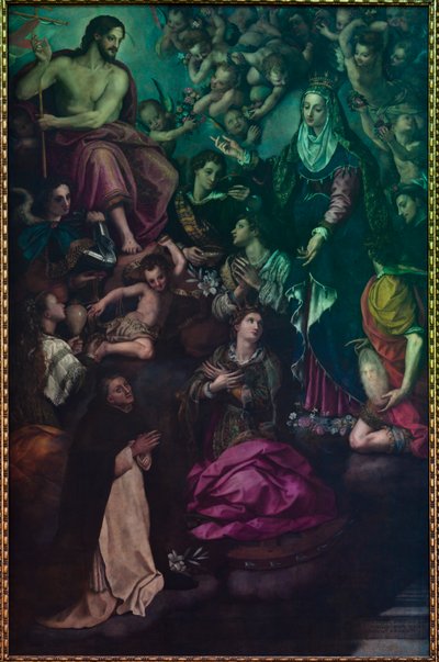 The Vision of St. Hyacinth by Alessandro Allori