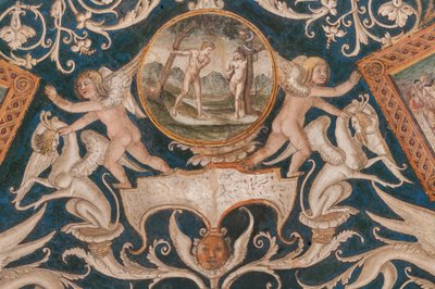 Adam and Eve (detail) by Alessandro Araldi