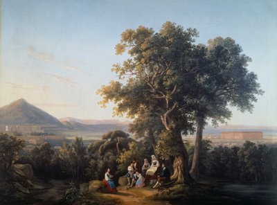 The Caserta plain by Alessandro Fergola