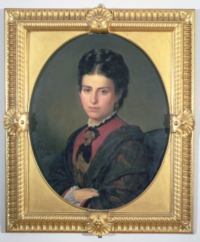 Portrait of Emilia Sampieri by Alessandro Franchi