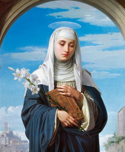 St Catherine of Siena by Alessandro Franchi