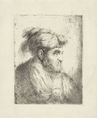 Man with Turban by Alessandro Longhi