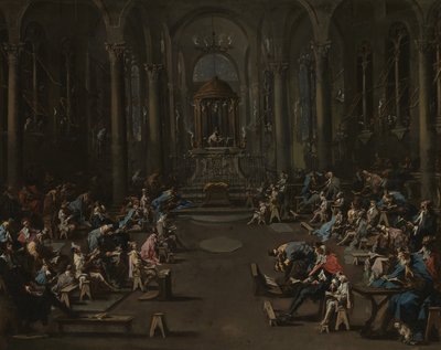 The Synagogue by Alessandro Magnasco