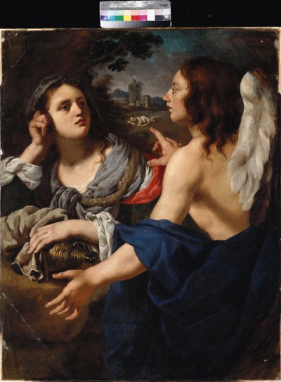 Hagar and the Angel by Alessandro Rosi