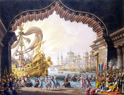 The Crusader in Egypt by Alessandro Sanquirico