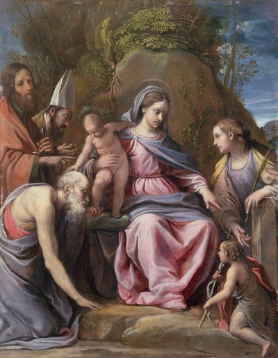 The Virgin and Child by Alessandro Tiarini