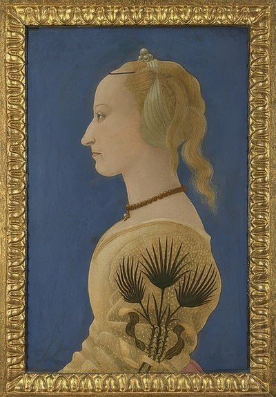 Portrait of a Lady. Around 1465 by Alesso Baldovinetti