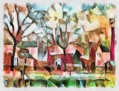 Landscape in Pink by Alex Caminker