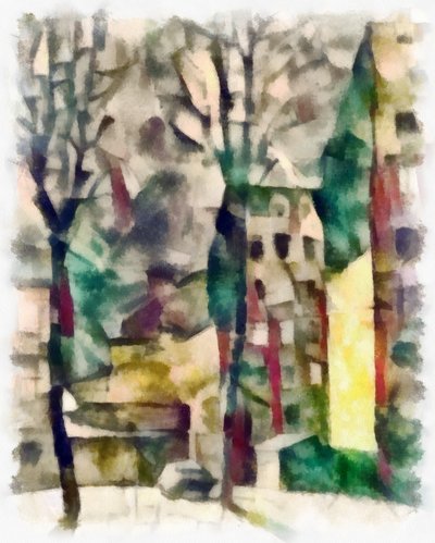 View (green) #19 by Alex Caminker