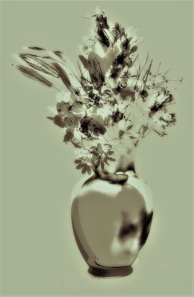 Green still life by Alex Caminker