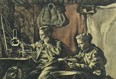 Dugout Near Nijmegen by Alex Colville