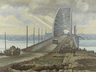 The Nijmegen Bridge, Holland by Alex Colville