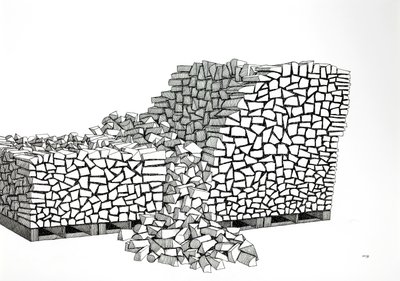 Firewood Pallets (Collapse) by Alex Dunn