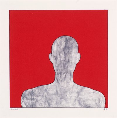 Pilgrim on Red by Alex Dunn