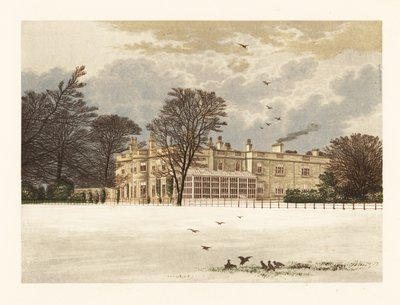 Ednaston Lodge, Derbyshire, England by Alexander Francis (after) Lydon