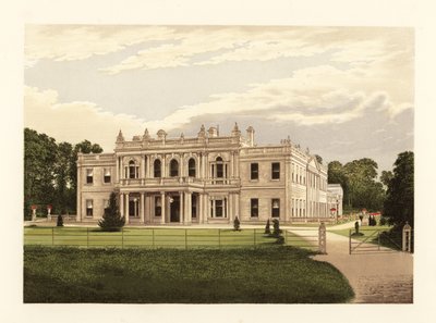 Rolleston Hall, Staffordshire, England by Alexander Francis (after) Lydon