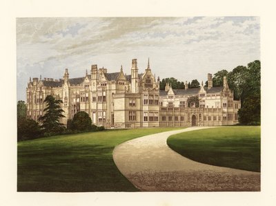 Rushton Hall, Northamptonshire, England by Alexander Francis (after) Lydon