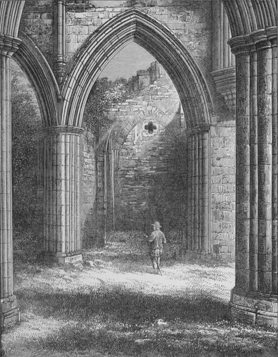 Vestry, Rievaulx Abbey by Alexander Francis Lydon