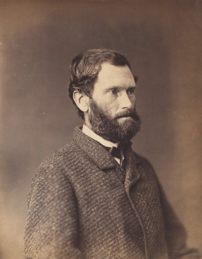 Bearded Man in Tweed Jacket by Alexander Gardner.