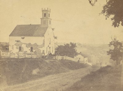 Lutheran Church, Sharpsburgh, Maryland, September 1862 by Alexander Gardner