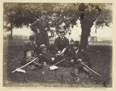 Studying the Art of War by Alexander Gardner