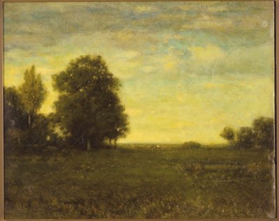 A meadow with trees by Alexander Helwig Wyant