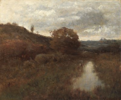 Autumn Landscape and Pool by Alexander Helwig Wyant