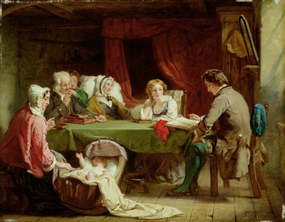 The Sabbath Eve by Alexander Johnston
