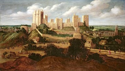 Pontefract Castle, c.1620-40 by Alexander Keirincx