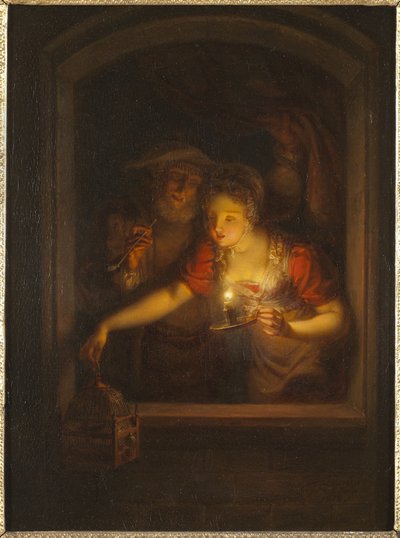 A Woman with a Burning Candle by Alexander Lauréus