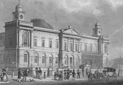 The Register Office, Princes Street, 1829 by Alexander McClatchie