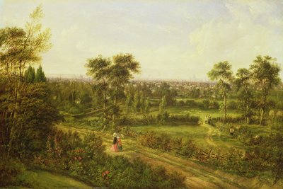 View of London from Denmark Hill by Alexander Nasmyth
