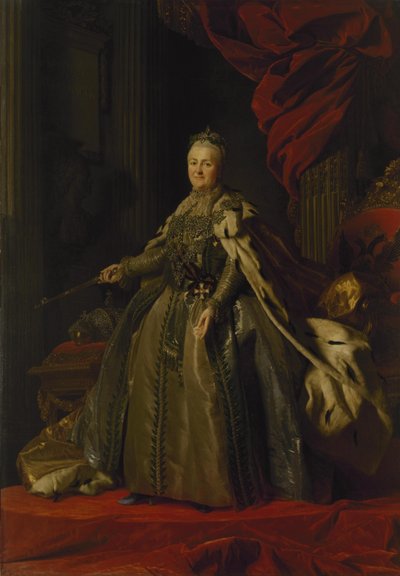 Portrait of Catherine II by Alexander Roslin